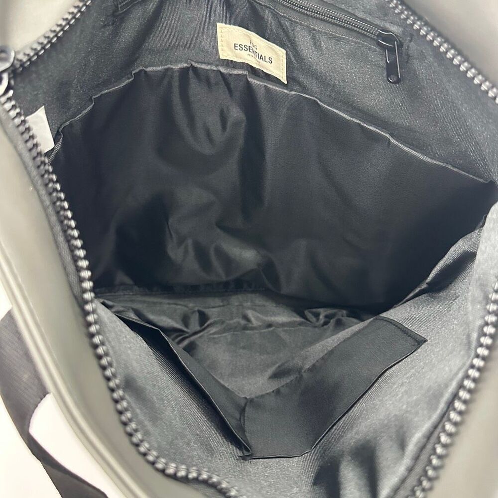 Fear of God Essentials Charcoal Grey Convertible Shoulder Tote Bag - Picture 14 of 16